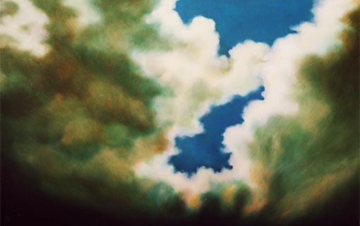 Clouds, painting by Teresa Dias Coelho
