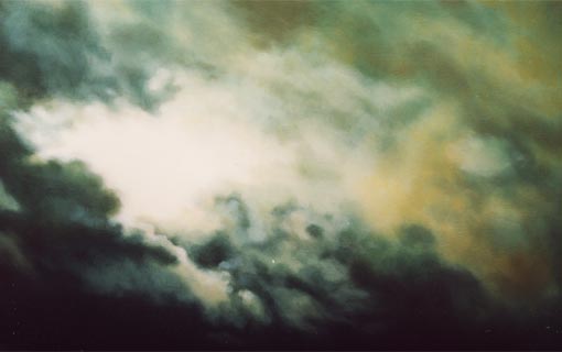 Clouds, painting by Teresa Dias Coelho