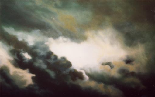 Clouds, painting by Teresa Dias Coelho