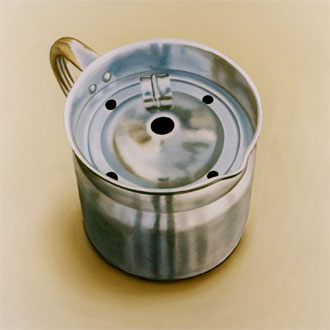 Milk boiler, painting by Teresa Dias Coelho