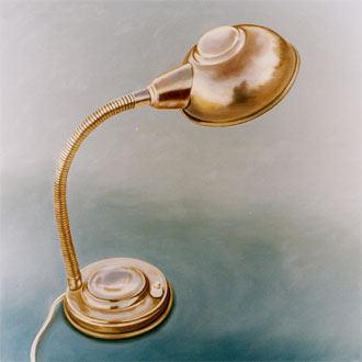 Table lamp, painting by Teresa Dias Coelho