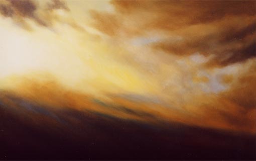 Clouds, painting by Teresa Dias Coelho